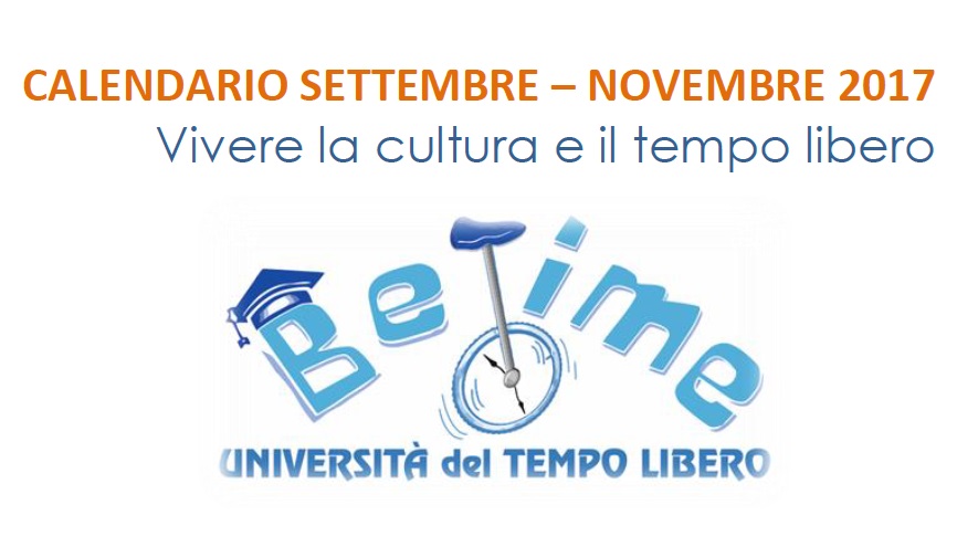 Be Time, il calendario degli eventi da settembr a novembre 2017